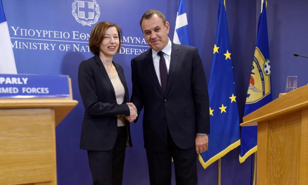 Ελληνοτουρκικά: Τι συζήτησαν Παναγιωτόπουλος και η Γαλλίδα ομόλογός του Φλοράνς Παρλί